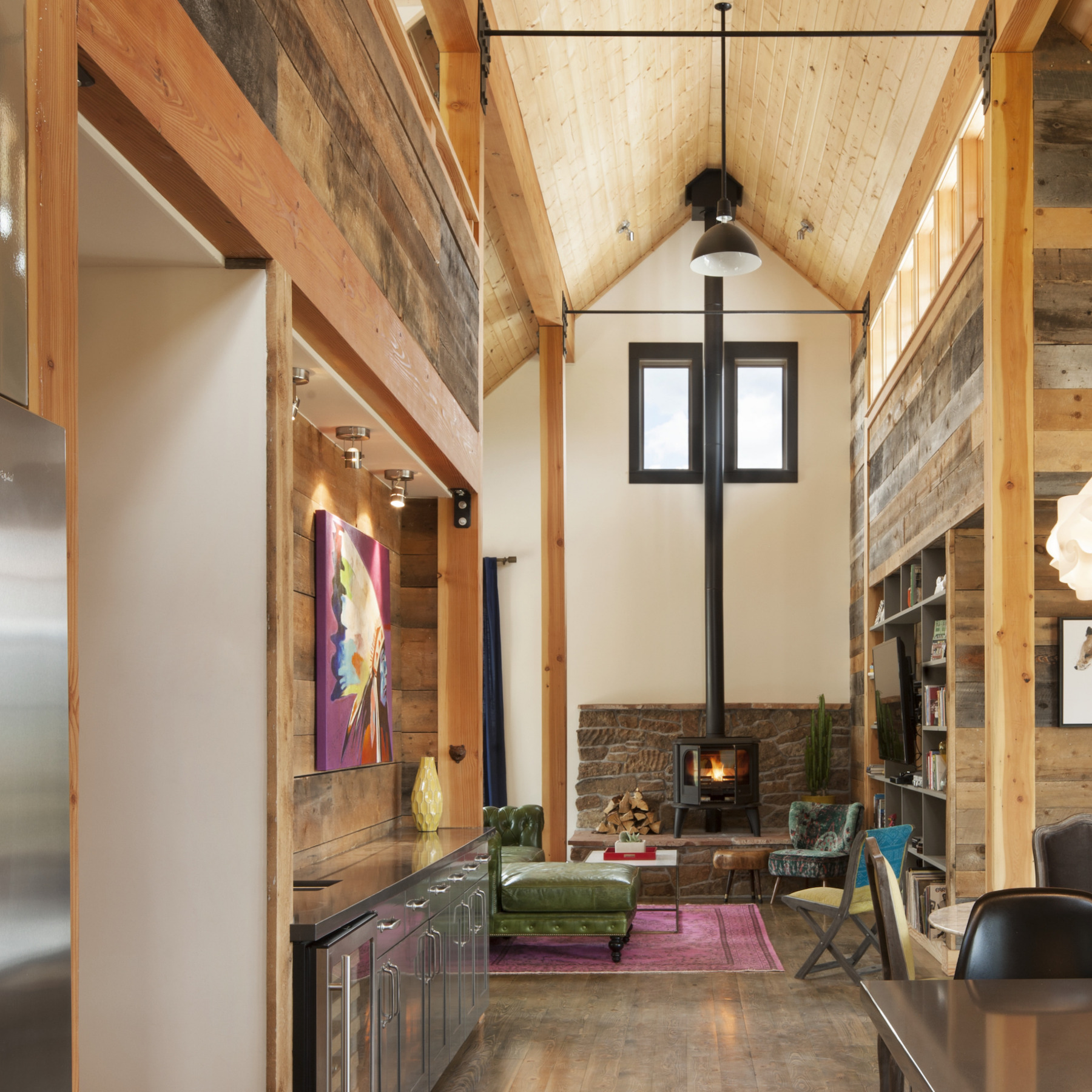 Wilcox Uplight Stem Mount Pendant Light | Photo Courtesy of Caldera Design Build